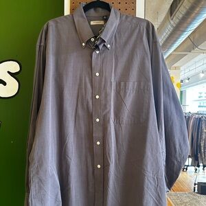 Burberry Men's Gray Button-Down Shirt